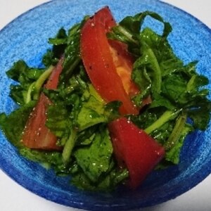 ルッコラとトマトの簡単サラダ